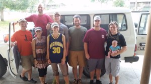 Our group hiking in (minus baby Copeland)