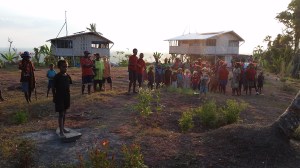 our first view at the top of the hill