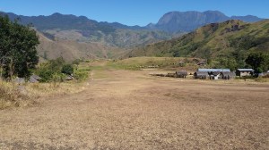 at the end of the airstrip