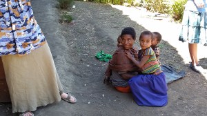 Lucas' wife (who is also a believer) and their children