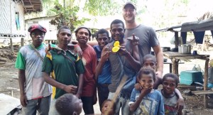 Jacob and his buddies (Ramos is holding the mango)